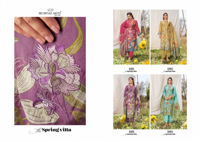 Spring Villa By Mumtaz Viscose Muslin Printed Suits Wholesale Price In Surat
